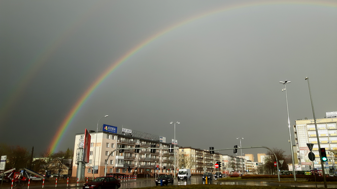 Tęcza nad Białymstokiem [ZDJĘCIE DNIA]