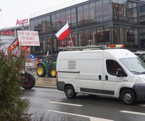 Protest rolników w Olsztynie 21 lutego. Co dzieje się w centrum?