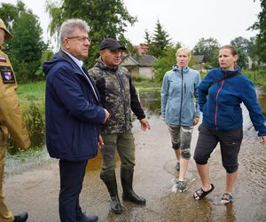 Podtopienia w powiatach jędrzejowskim i włoszczowskim