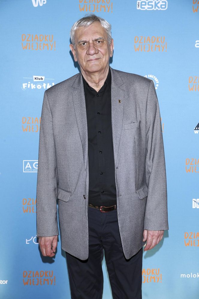 Wiktor Zborowski na premierze Dziadku, wiejemy