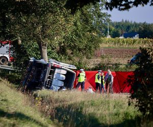 Wypadek Busa z Dziećmi w Miejscowości Lechów 