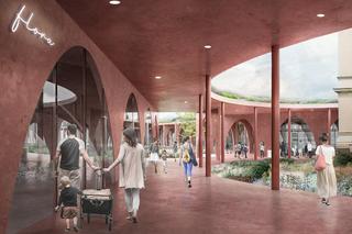 Projekt targowiska Flora w Jeleniej Górze autorstwa 3XA