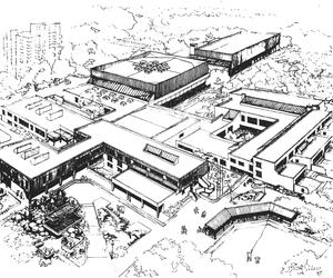 Z archiwum „Architektury”: system szkół dla Ursynowa Północnego