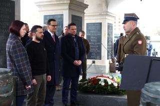 Zelensky na placu Piłsudskiego