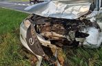 Wypadek niedaleko Gostynia. Kobieta zasnęła za kółkiem