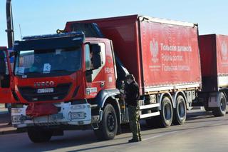 Polska pomoc trafiła na Białoruś. Konwój przekroczył podlaską granicę