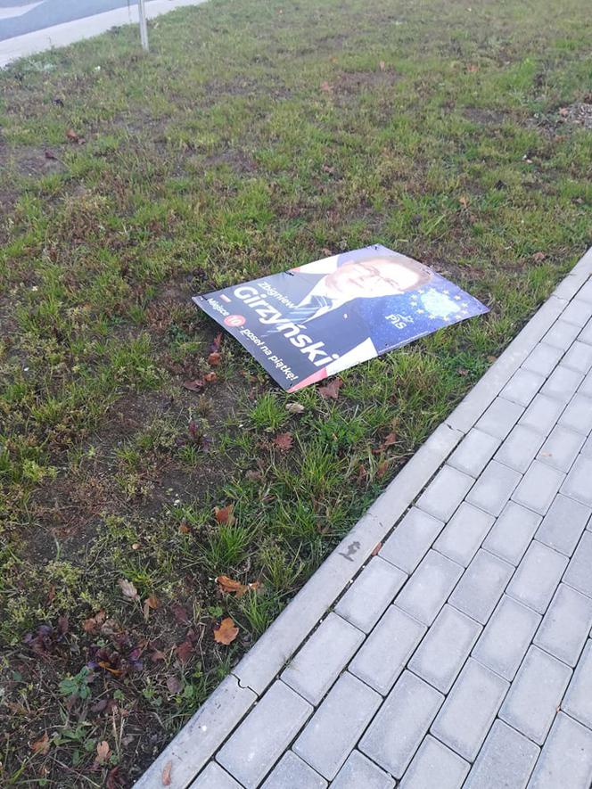 W Toruniu wiszą nielegalne plakaty wyborcze. 31 decyzji karnych!