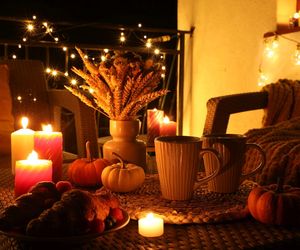 Jesienne dekoracje balkonu i tarasu