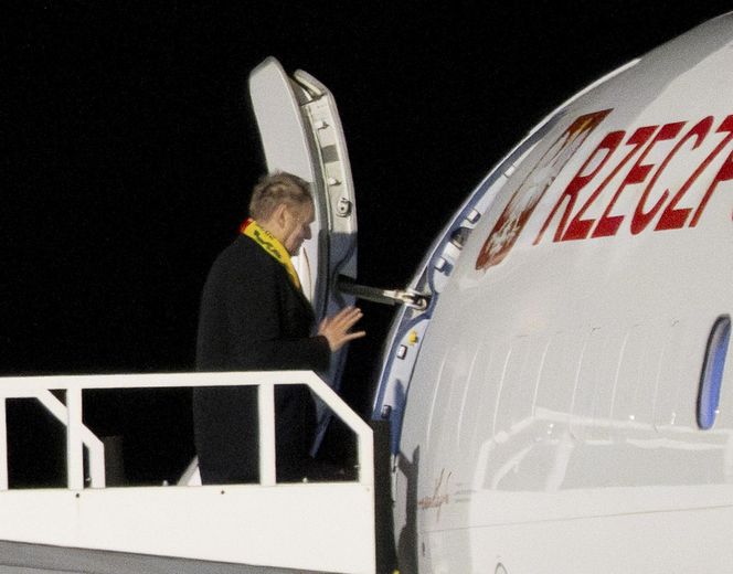 Taki humor miał Donald Tusk po meczu Litwa - Polska