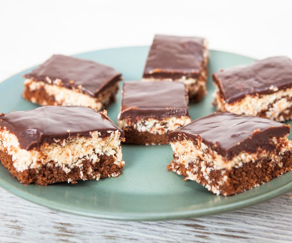 Ciasto Westchnienie Beaty -  mariaż czekolady i kokosu, który budzi zachwyt