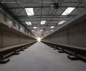 Budowa stacji postojowo-technicznej Mory (sierpień 2025)