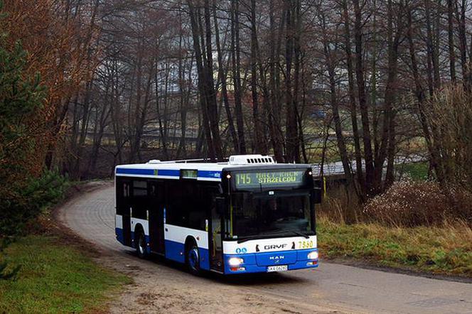 Autobus 145 będzie kursował co 30 minut w godzinach: w dni powszednie (6-20:30), w soboty (8:30-15:30).