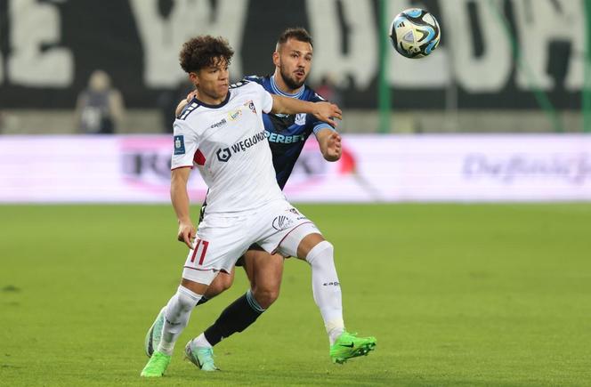 Górnik Zabrze kontra Lech Poznać 0:0 na stadionie w Zabrzu