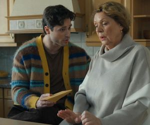 Barwy szczęścia odc. 3204. Józefina Rawiczowa (Elżbieta Jarosik), Cezary (Marcel Opaliński)