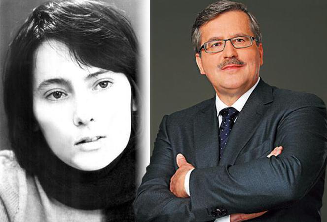 Młoda Anna Komorowska z Bronisławem Komorowskim