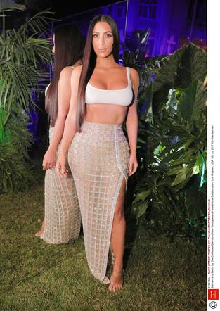 Kim Kardashian na imprezie Balmain