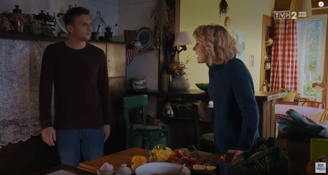 M jak miłość, odc. 1427. Ula (Iga Krefft), Bartek (Arkadiusz Smoleński)