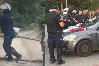 Policja udaremniła wielką zasadzkę kiboli. Tak pseudokibice utrudniali interwencję. Szokujące wideo