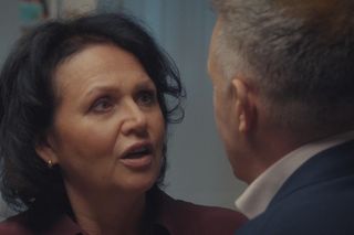 	M jak miłość odc. 1861. Marysia (Małgorzata Pieńkowska), Artur Rogowski (Robert Moskwa)