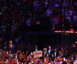 Wiec Trumpa na Madison Square Garden