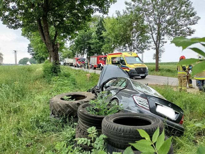 Wypadek na trasie Wizna - Jedwabne pod Łomżą! Jedna osoba trafiła do szpitala