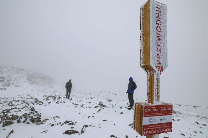 Zima w Tatrach na początku października