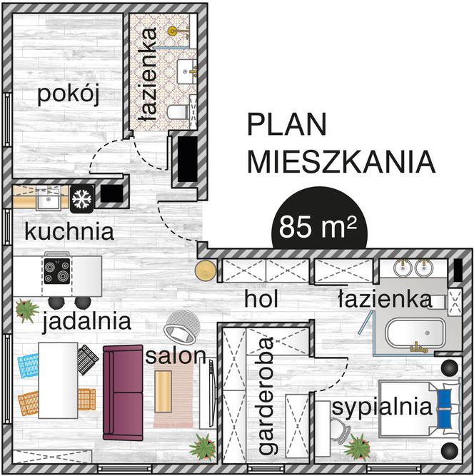 Plan mieszkania