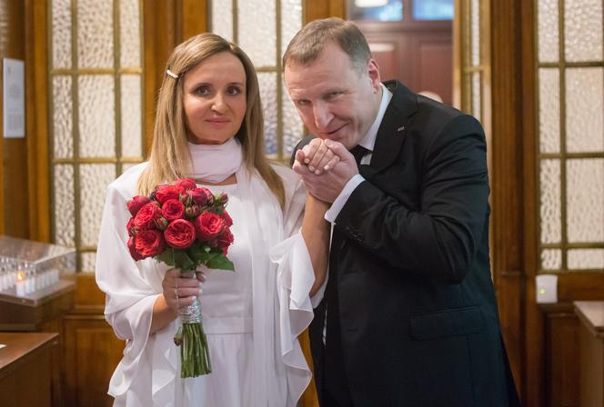 Państwo Kurscy już po ślubie