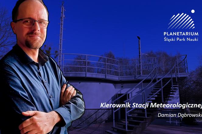Nowy kierownik stacji meteorologicznej w Planetarium Śląskim. To Damian Dąbrowski