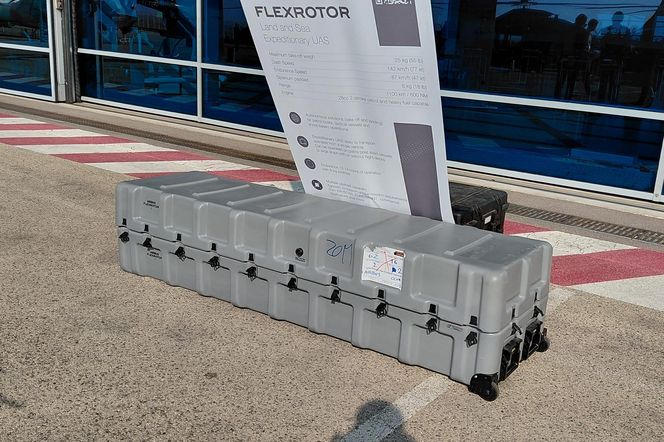 Skrzynia transportowa drona Flexrotor