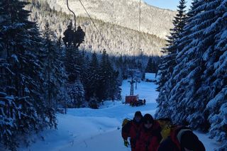 Ćwiczenia ewakuacji turystów w Tatrach