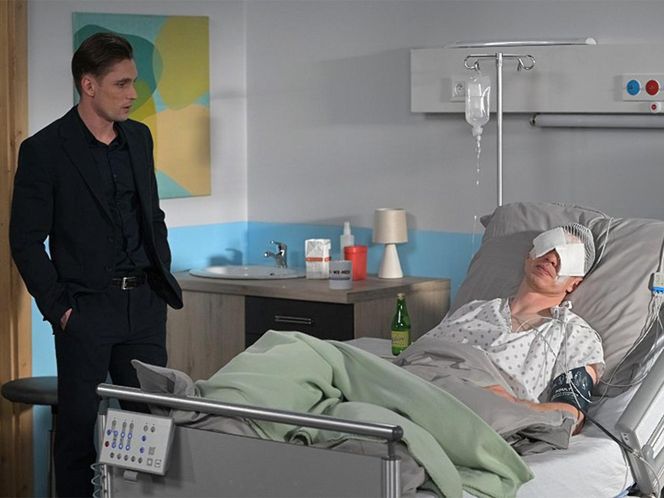 Pierwsza miłość, odcinek 4035: Oskar (Filip Gurłacz), Alan (Alan Andersz) 