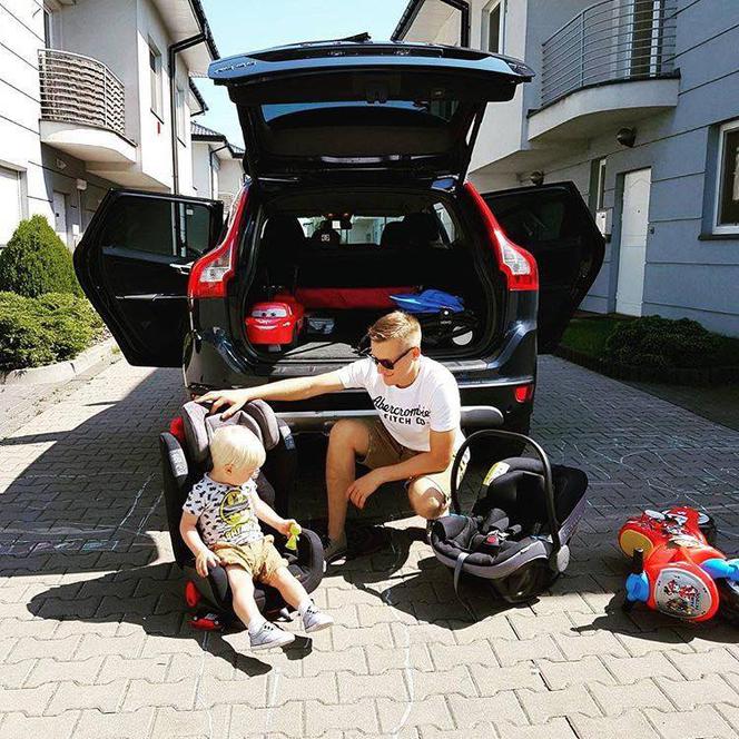 Marcin Mroczek z synem
