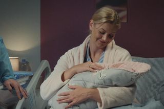 M jak miłość odc. 1854. Jagoda (Katarzyna Kołeczek), Dorotka (Klara Madeńska)