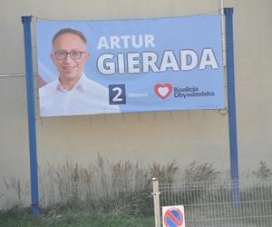 Kampania wyborcza w Kielcach. W śródmieściu najwięcej plakatów kandydatów do Sejmu i Senatu