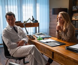 Na dobre i na złe, odcinek 945: Andrzej Falkowicz (Michał Żebrowski), Agata Woźnicka (Emilia Komarnicka)