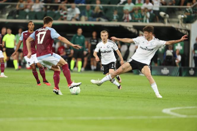 Michał Probierz na meczu Legia - Aston Villa
