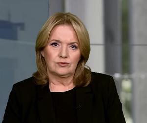 Danuta Holecka po śmierci syna wróciła na antenę Telewizji Republika. Strój mówił wszystko