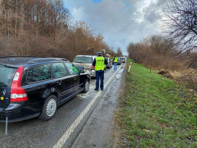 Mini karambol na drodze Starachowice - Wąchock