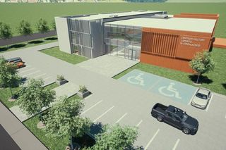 Wizualizacja Nowego Centrum Kultury w Strzałkowie