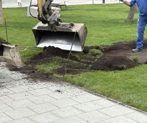 Absurd roku w Warszawie. Zrywają zieleń na nowym pl. Centralnym. Zamiast niej będzie beton
