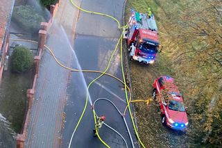 Pożar klasztoru redemptorystów w Braniewie! Na miejscu 10 zastępów straży pożarnej [ZDJĘCIA]