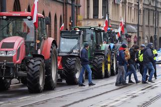 Strajk rolników w Bydgoszczy [ZDJĘIA]