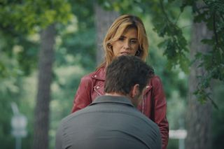 M jak miłość odc. 1829. Kama (Michalina Sosna), Marcin (Mikołaj Roznerski)