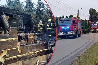 Tragiczny pożar drewnianego domu pod Terespolem. Nie żyją ojciec i syn