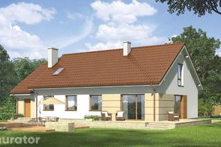 Projekt domu M190 Znamienity z katalogu Muratora - wizualizacje, plany, rysunek, aranżacje, zdjęcia gotowego domu