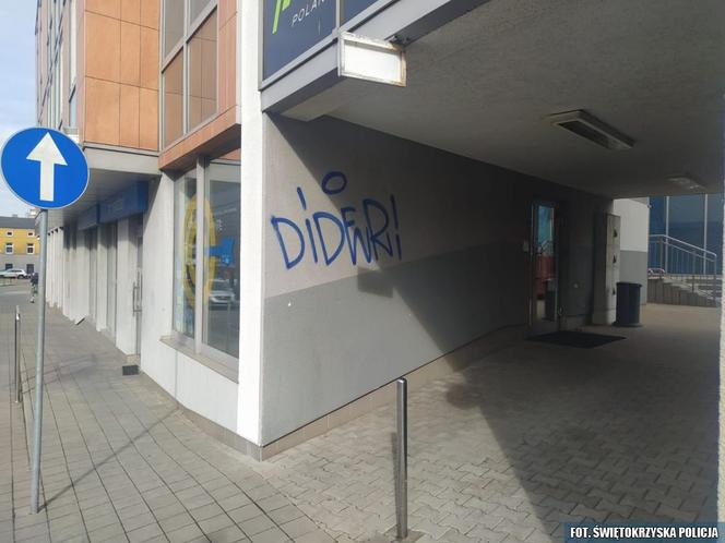 Wandal "Dider" złapany przez policję! Już nie zniszczy żadnej ściany!