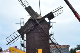 Wiatrak-koźlak w Koźminie Wielkopolskim