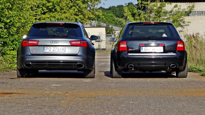 Audi RS6 Avant C7 (2014 r.) vs. Audi RS6 Avant C5 (2003 r.)