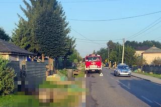 Tragiczny wypadek w Sławniowie. 36-letni motocyklista nie żyje. Policja ustala, co się stało